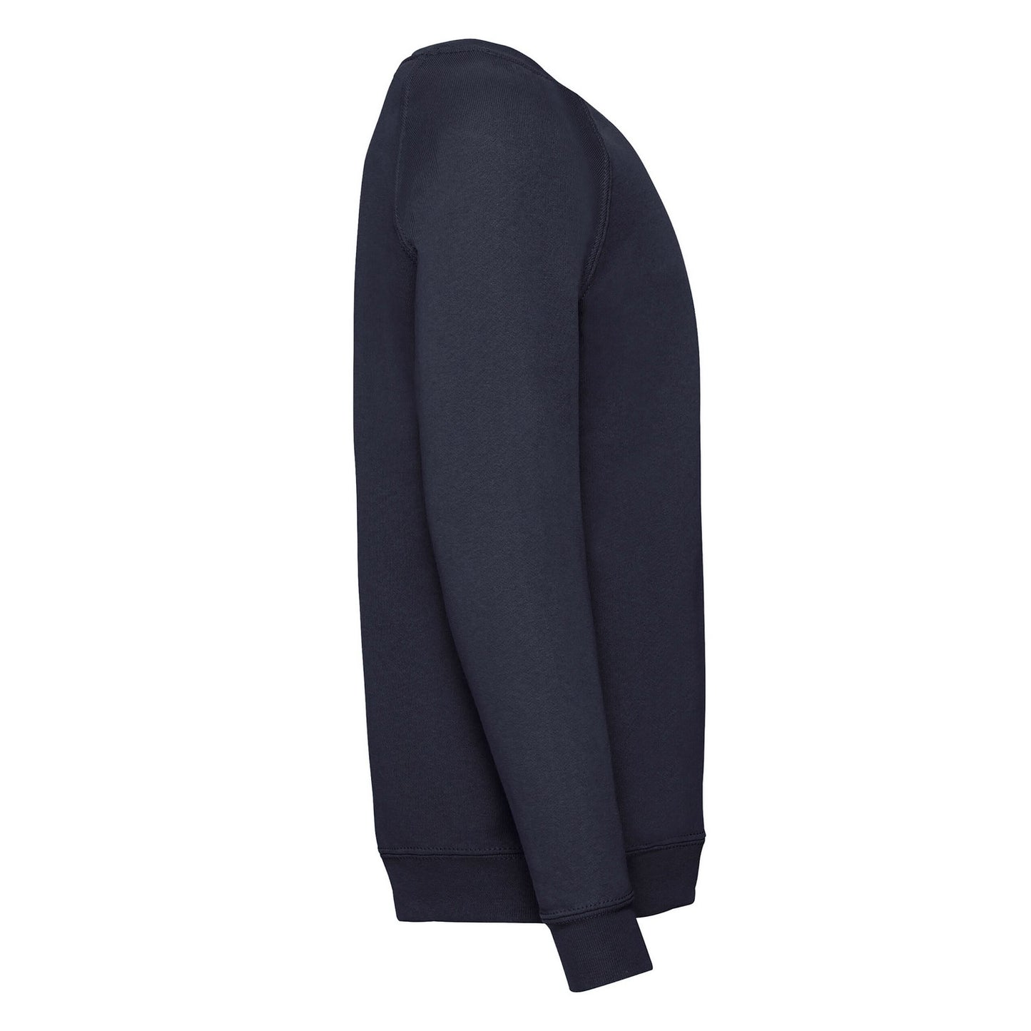Deep Navy - Side - Fruit of the Loom Childrens-Kids Classic Raglan Sweatshirt