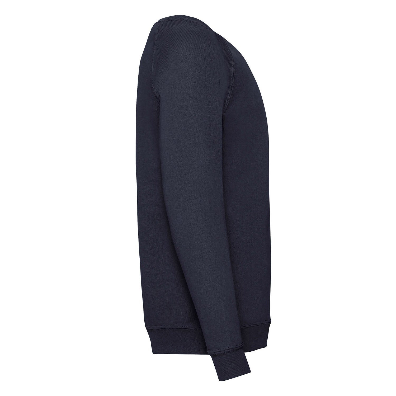 Deep Navy - Side - Fruit of the Loom Childrens-Kids Classic Raglan Sweatshirt