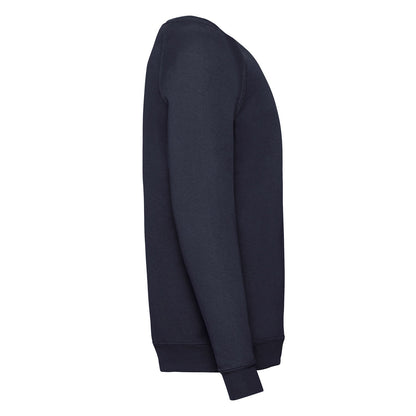 Deep Navy - Side - Fruit of the Loom Childrens-Kids Classic Raglan Sweatshirt