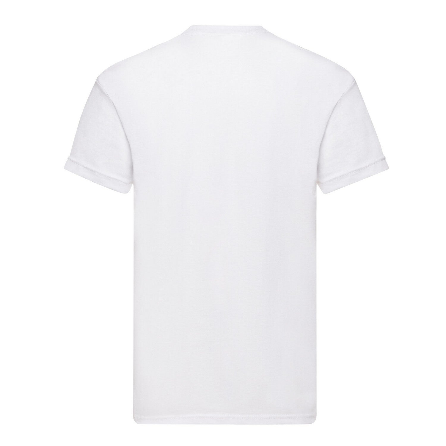 White - Back - Fruit of the Loom Unisex Adult Valueweight T-Shirt