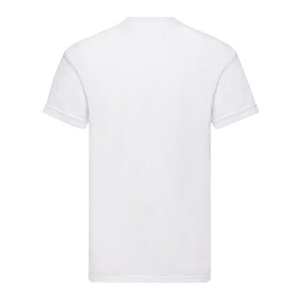 White - Back - Fruit of the Loom Unisex Adult Valueweight T-Shirt