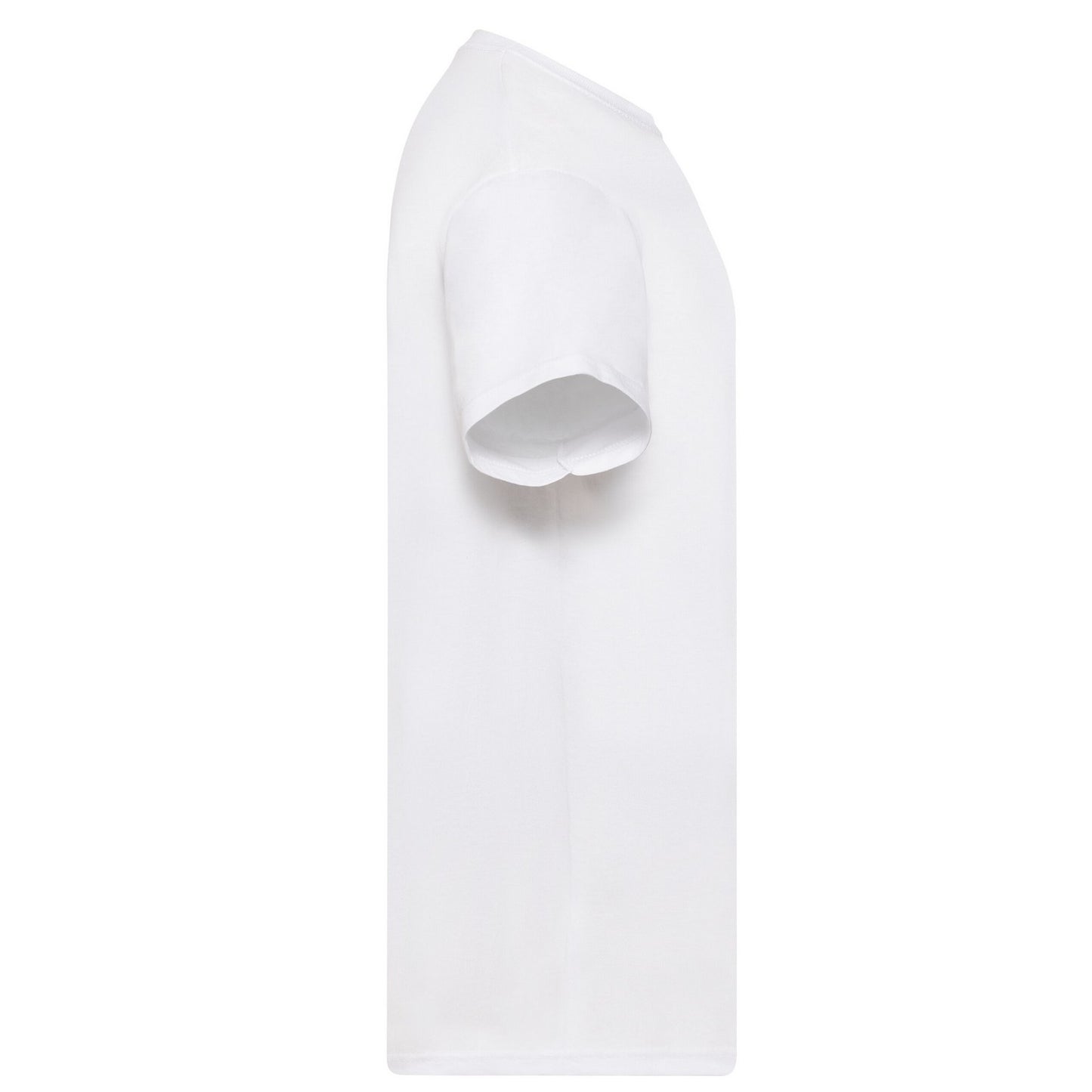 White - Side - Fruit of the Loom Unisex Adult Valueweight T-Shirt