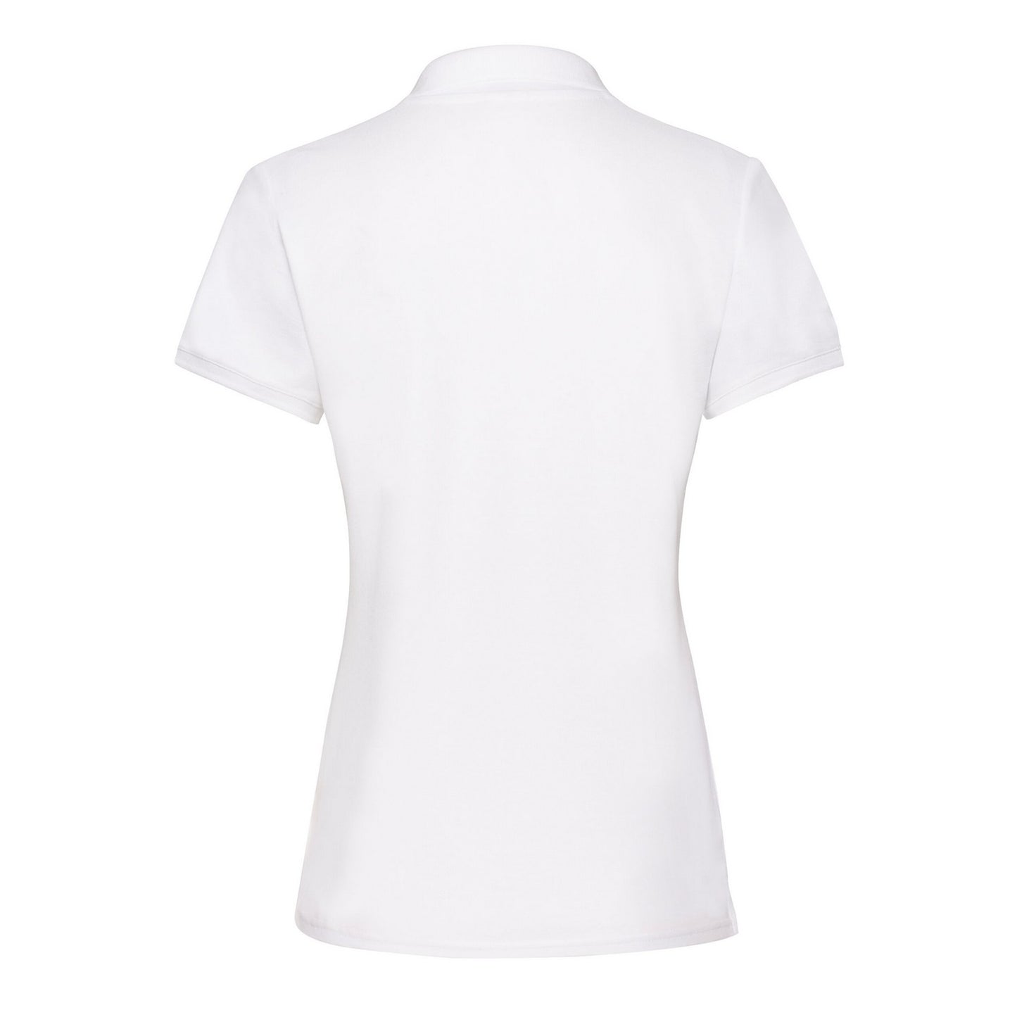 White - Back - Fruit of the Loom Unisex Adult Premium 170 Polo Shirt