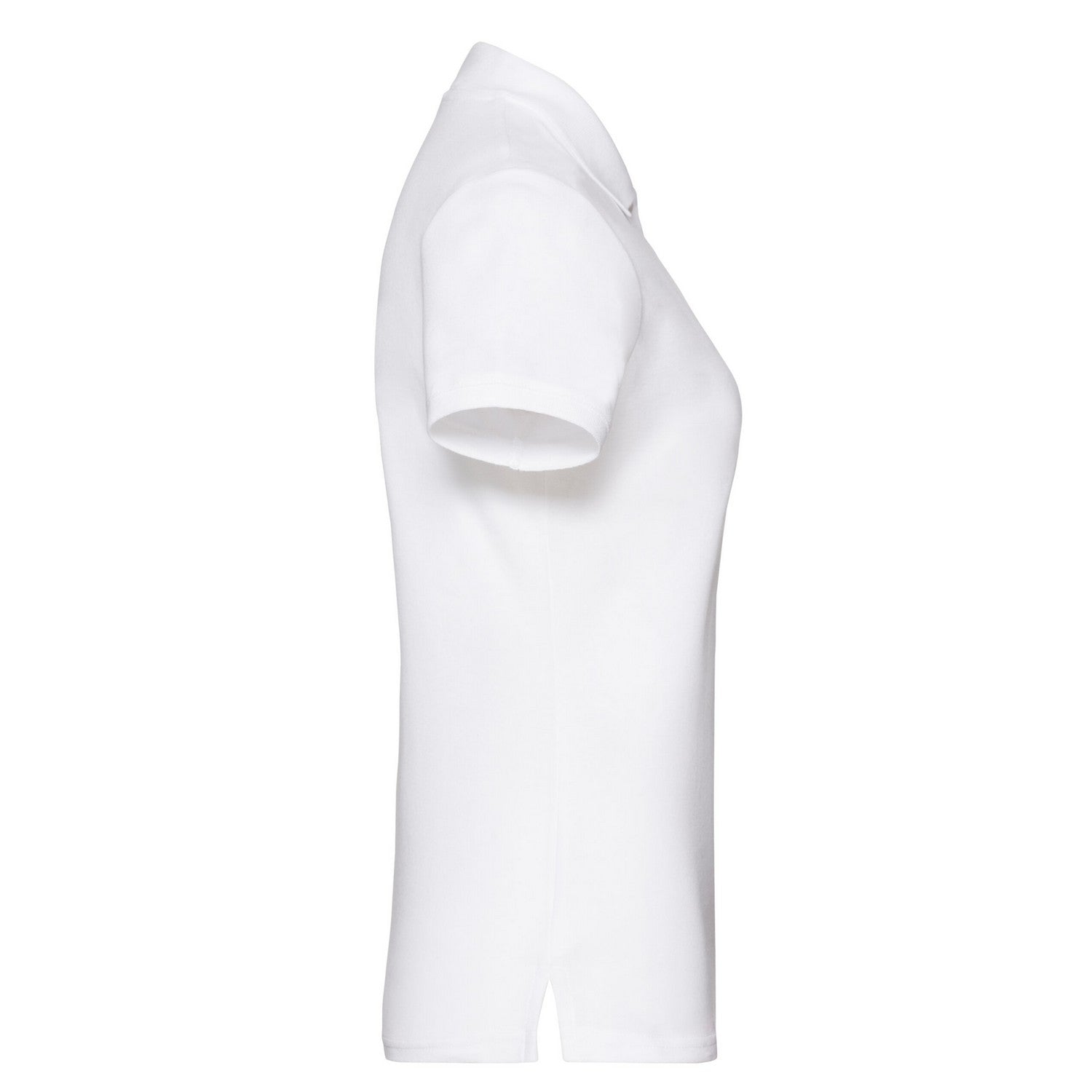 White - Side - Fruit of the Loom Unisex Adult Premium 170 Polo Shirt