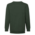 Bottle Green - Back - Fruit of the Loom Childrens-Kids Premium Set-in Sweatshirt