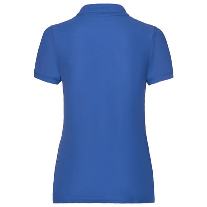 Royal Blue - Back - Fruit of the Loom Womens-Ladies Polo Shirt