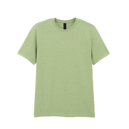 Pistachio - Front - Gildan Unisex Adult Softstyle Plain Cotton T-Shirt