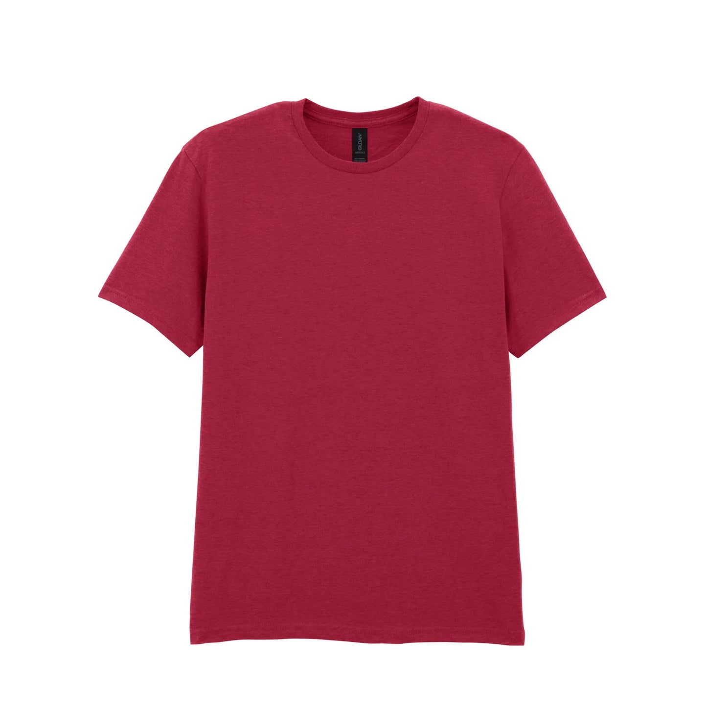 Cardinal Red - Front - Gildan Unisex Adult Softstyle Plain Cotton T-Shirt
