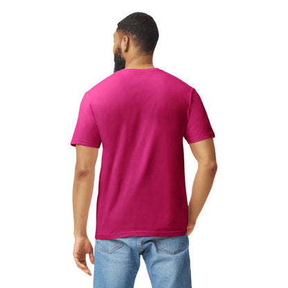 Cardinal Red - Back - Gildan Unisex Adult Softstyle Plain Cotton T-Shirt