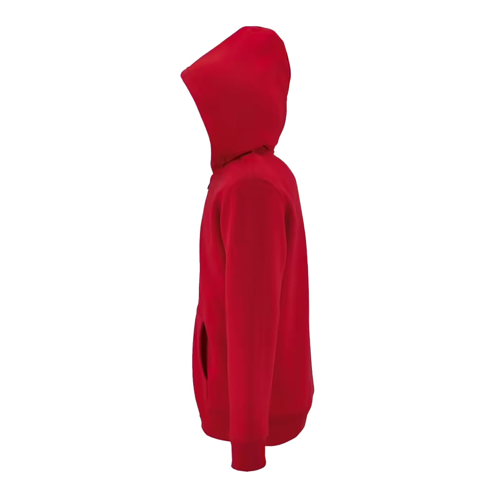Red - Side - SOLS Childrens-Kids Stone Full Zip Hoodie