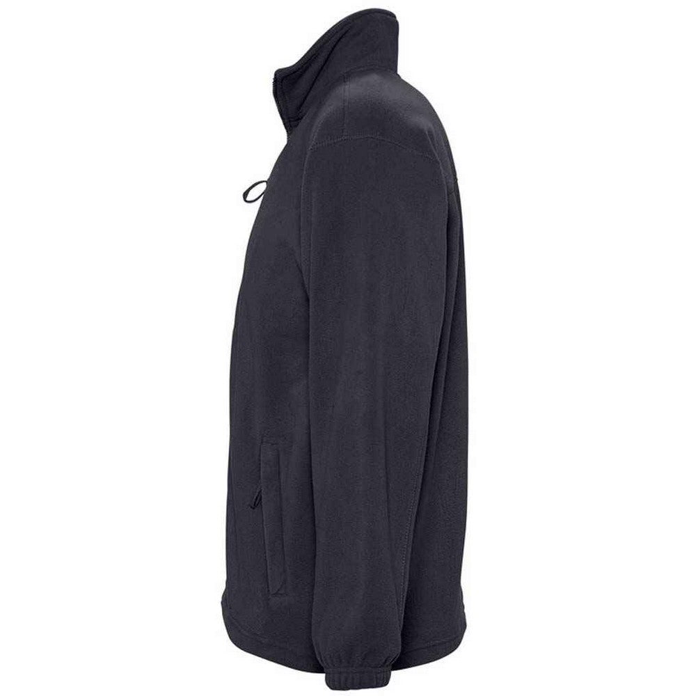 Charcoal Grey Solid - Side - SOLS Unisex Adult North Fleece Jacket