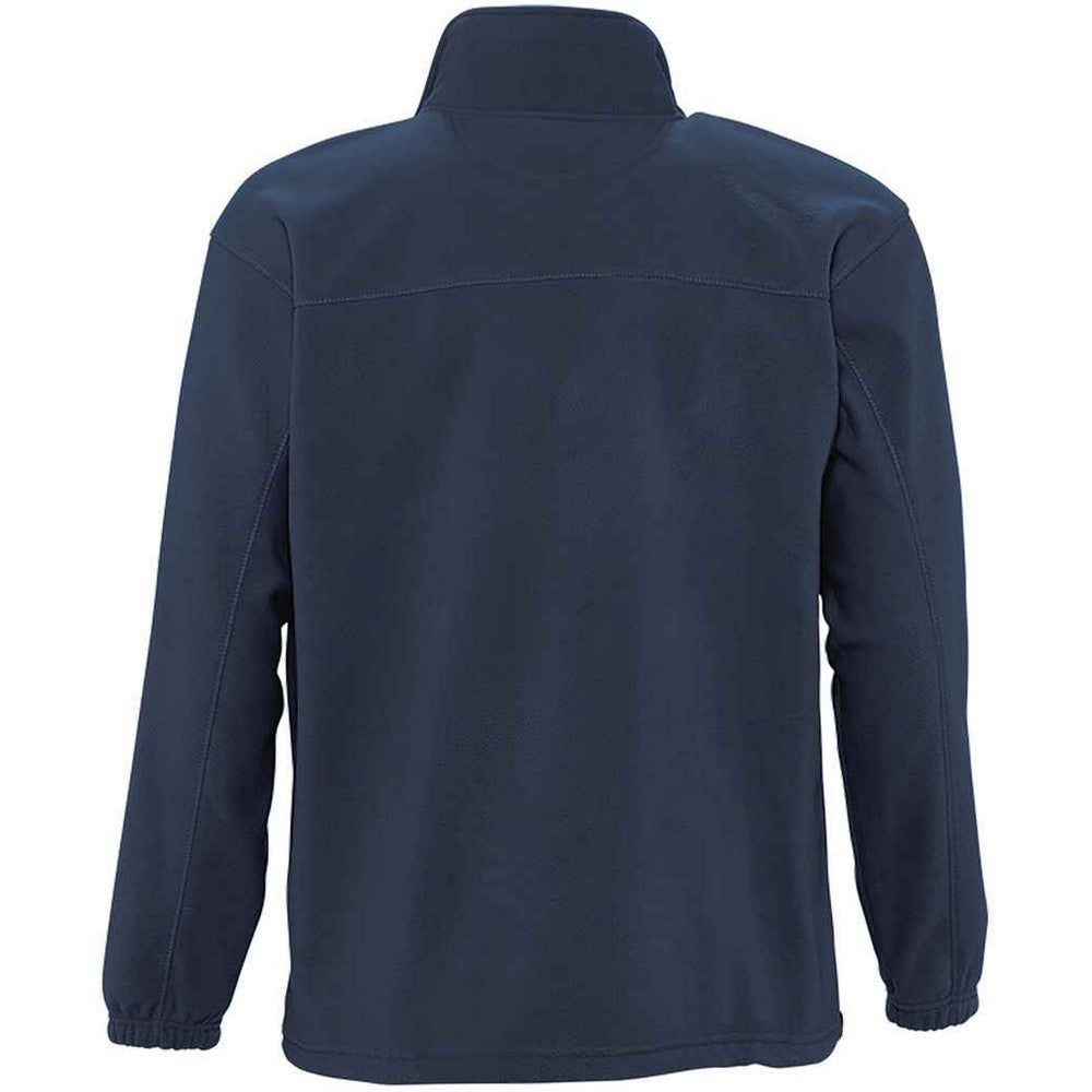 Navy - Back - SOLS Unisex Adult North Fleece Jacket