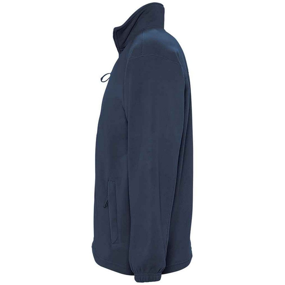 Navy - Side - SOLS Unisex Adult North Fleece Jacket