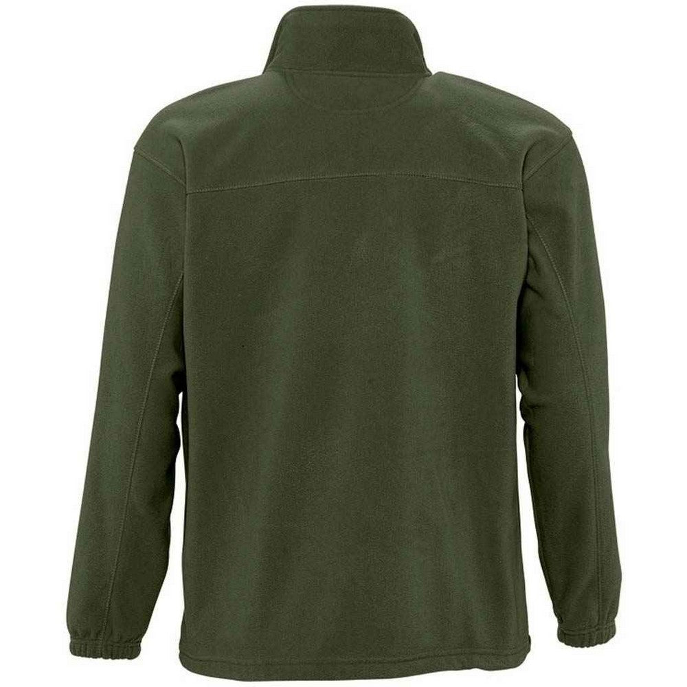 Army - Back - SOLS Unisex Adult North Fleece Jacket