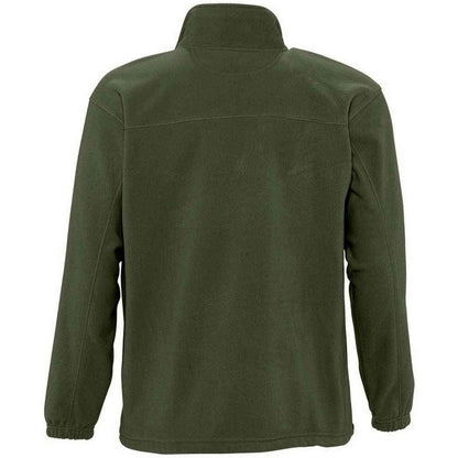 Army - Back - SOLS Unisex Adult North Fleece Jacket