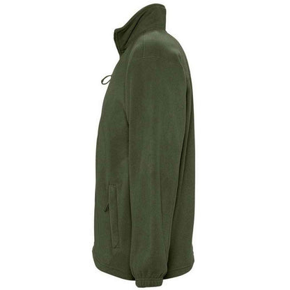 Army - Side - SOLS Unisex Adult North Fleece Jacket