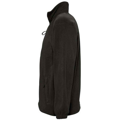 Black - Side - SOLS Unisex Adult North Fleece Jacket