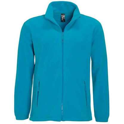 Aqua - Front - SOLS Unisex Adult North Fleece Jacket