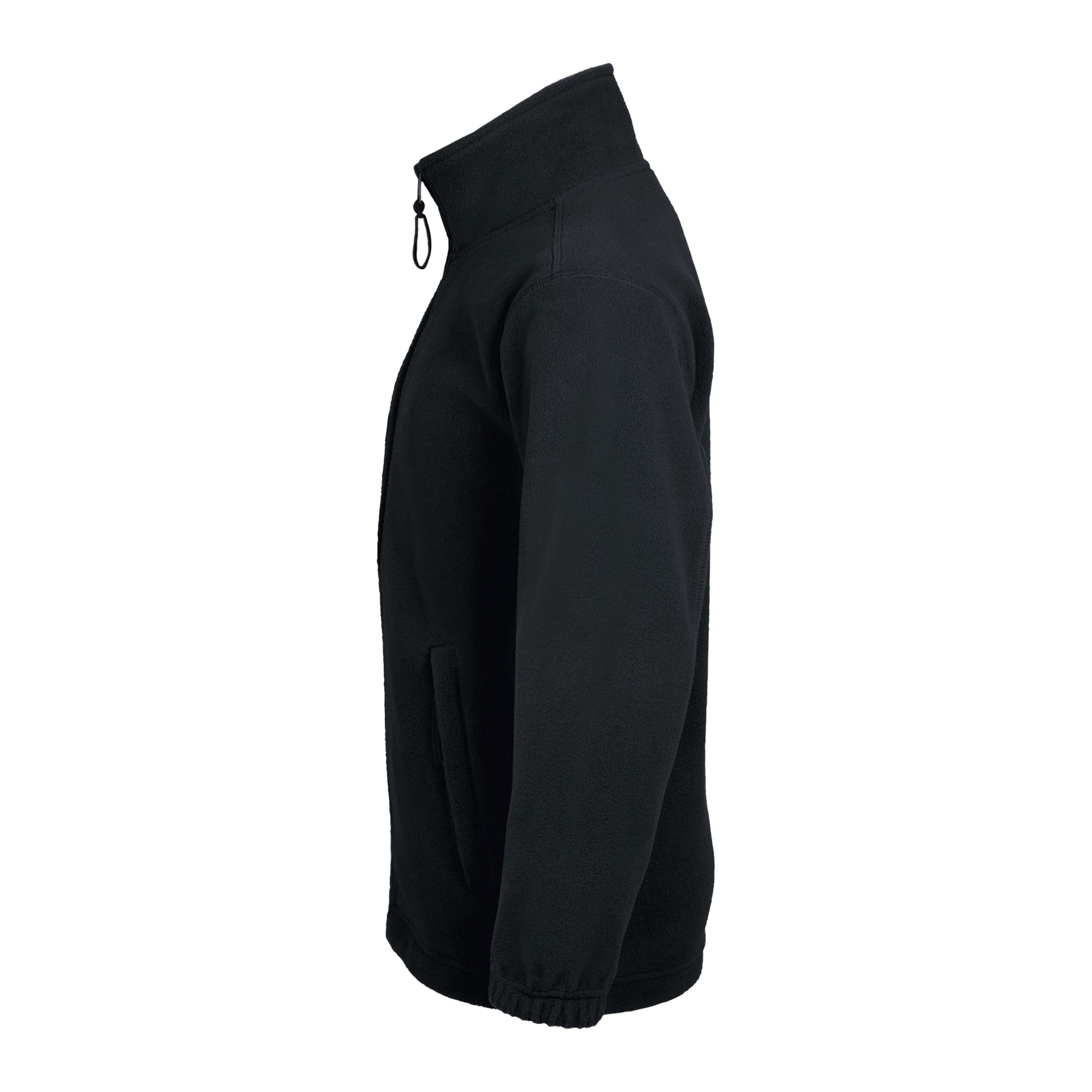 Black - Side - SOLS Childrens-Kids North Fleece Jacket
