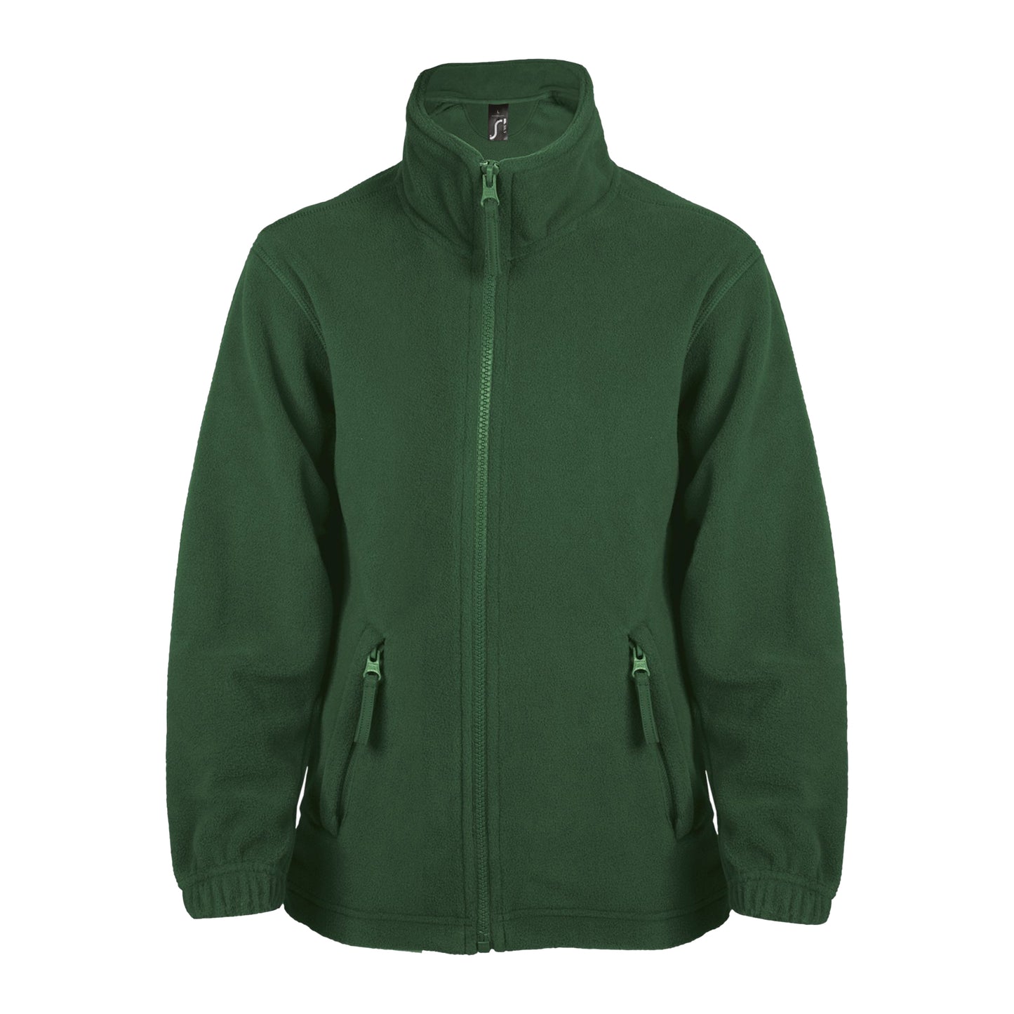 Fir Green - Front - SOLS Childrens-Kids North Fleece Jacket