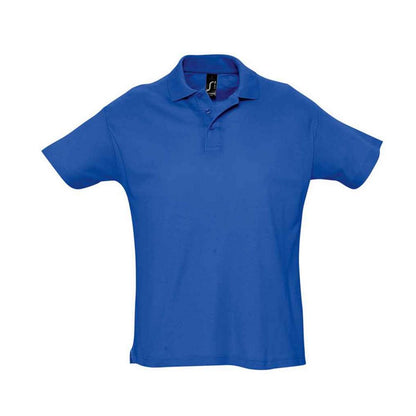 Royal Blue - Front - SOLS Mens Summer II Polo Shirt