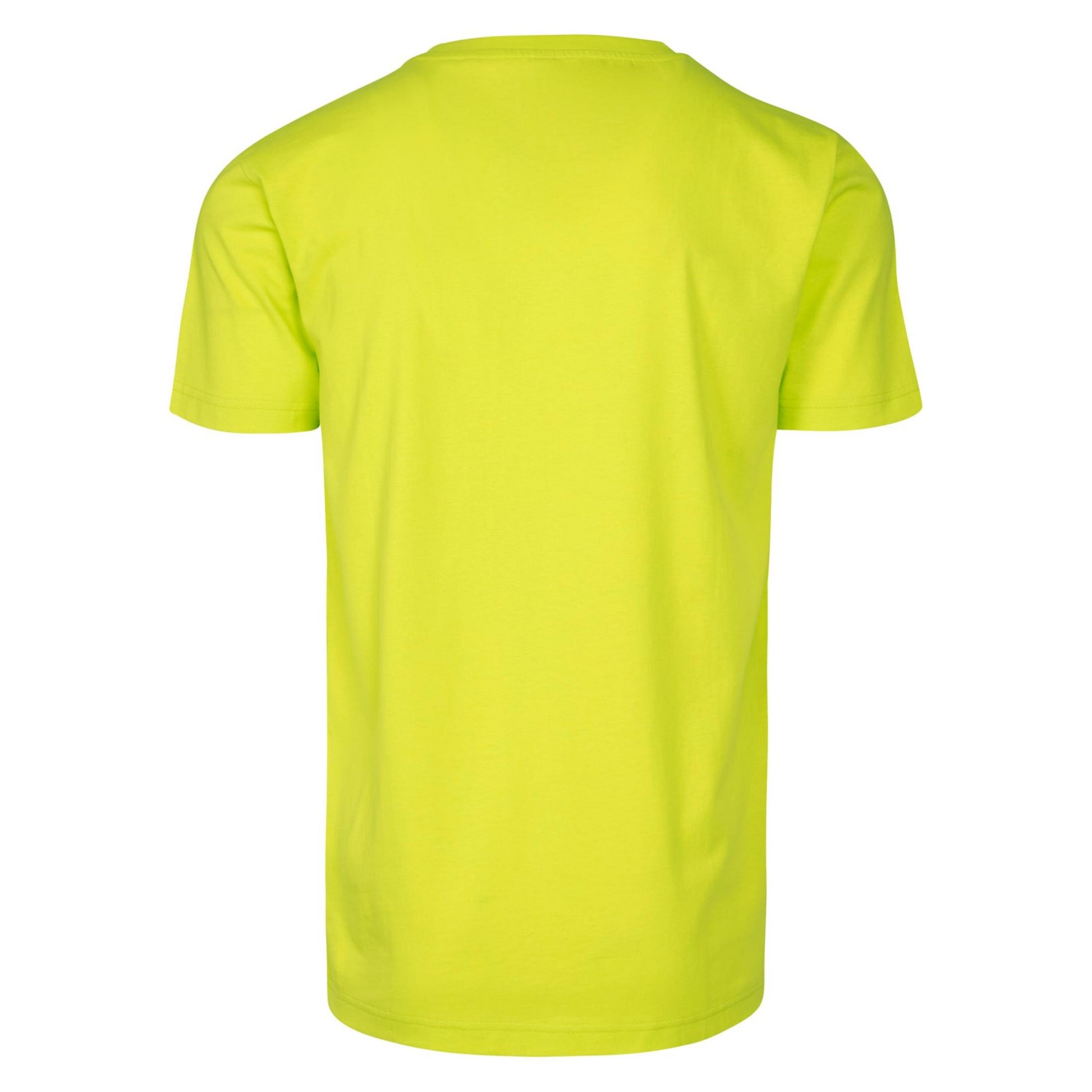 Frozen Yellow - Back - Build Your Brand Unisex Adult Cotton Round Neck T-Shirt
