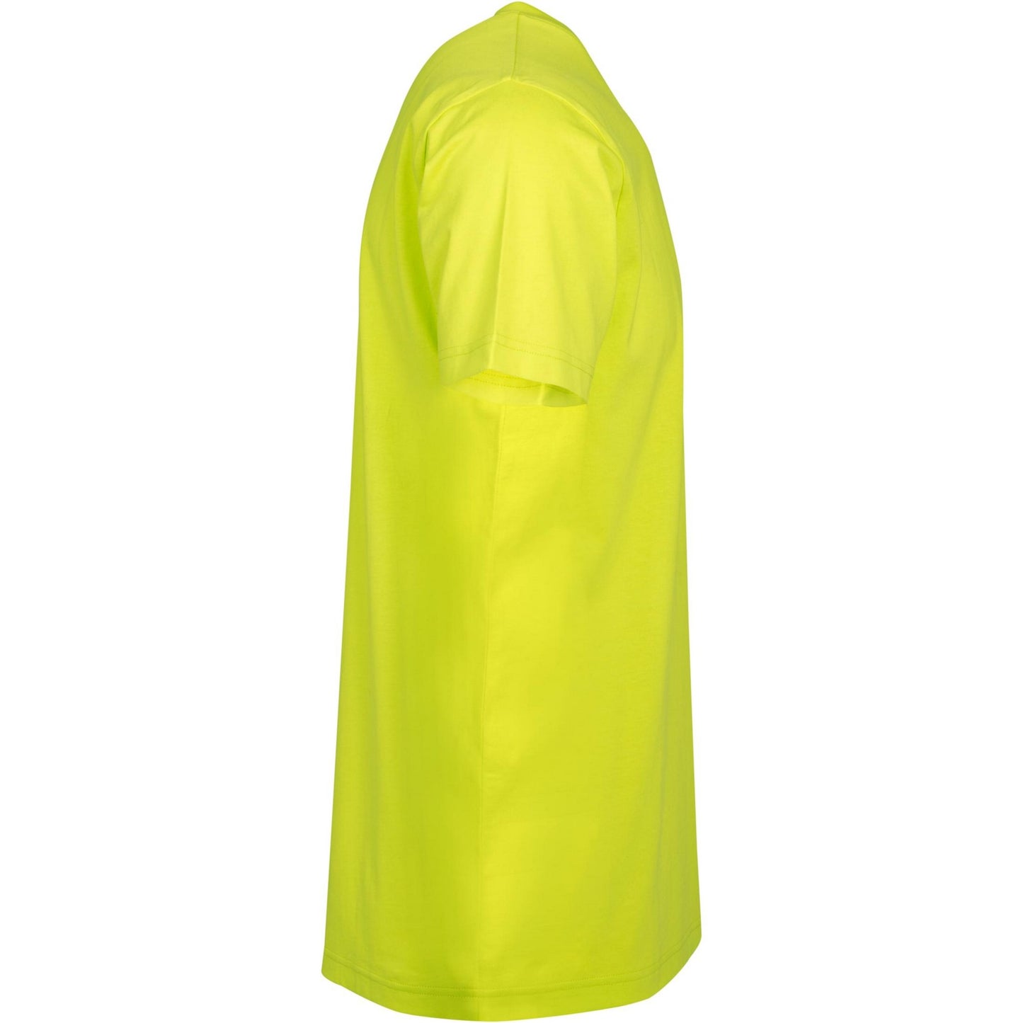 Frozen Yellow - Side - Build Your Brand Unisex Adult Cotton Round Neck T-Shirt