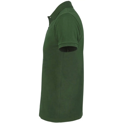 Bottle Green - Side - SOLS Mens Perfect Polo Shirt