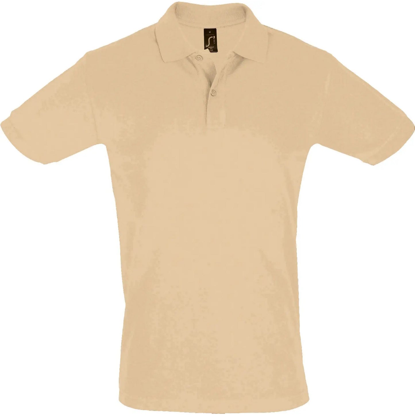 Sand - Front - SOLS Mens Perfect Polo Shirt