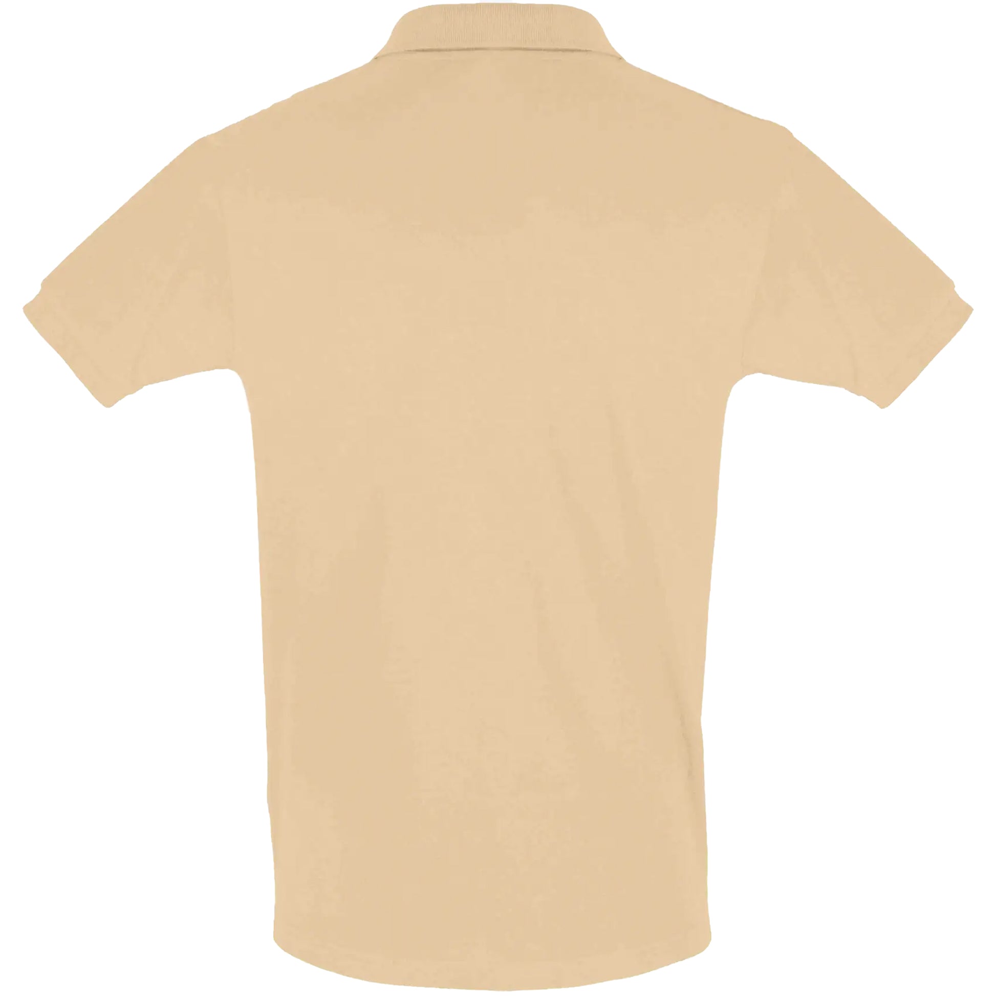 Sand - Back - SOLS Mens Perfect Polo Shirt