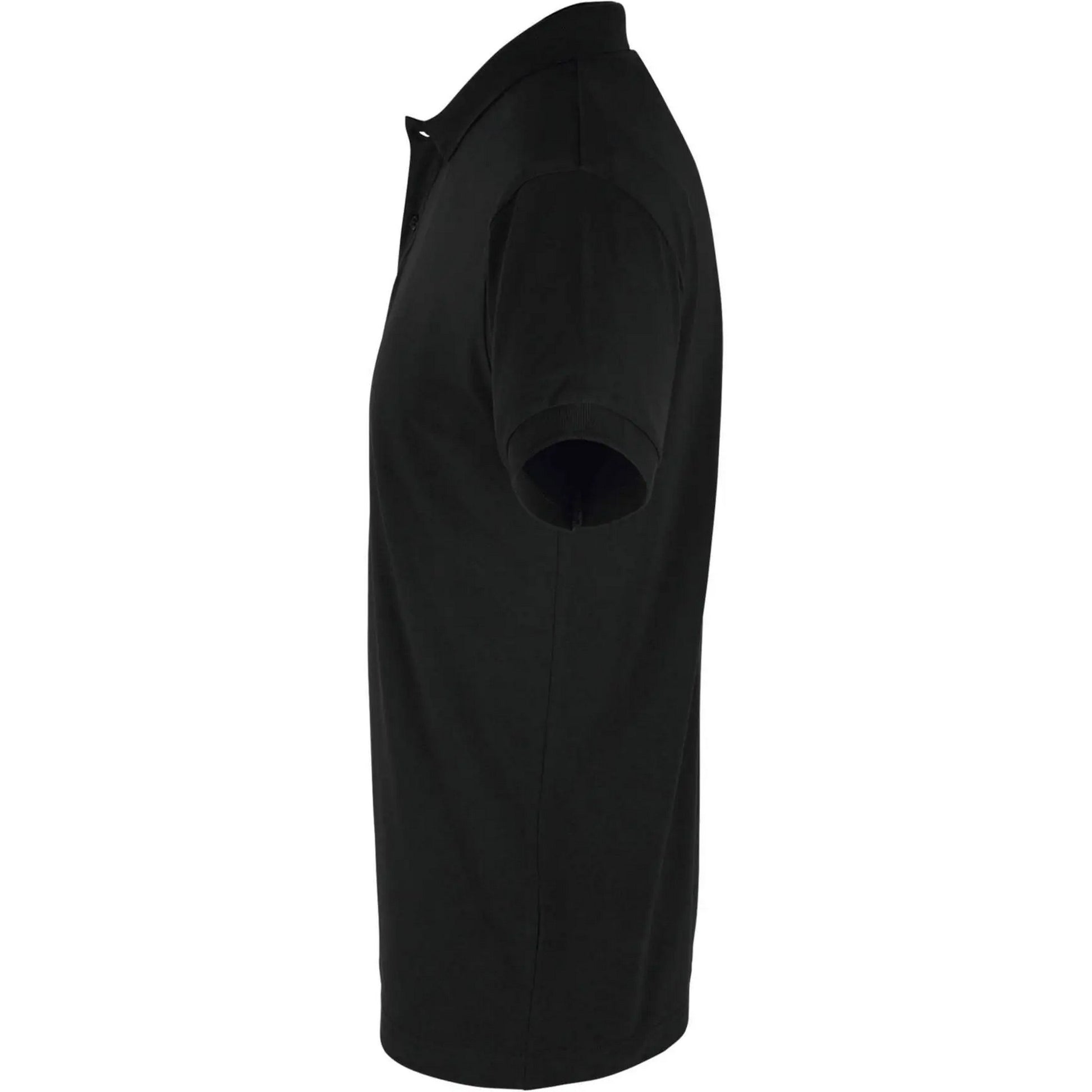 Black - Side - SOLS Mens Perfect Polo Shirt