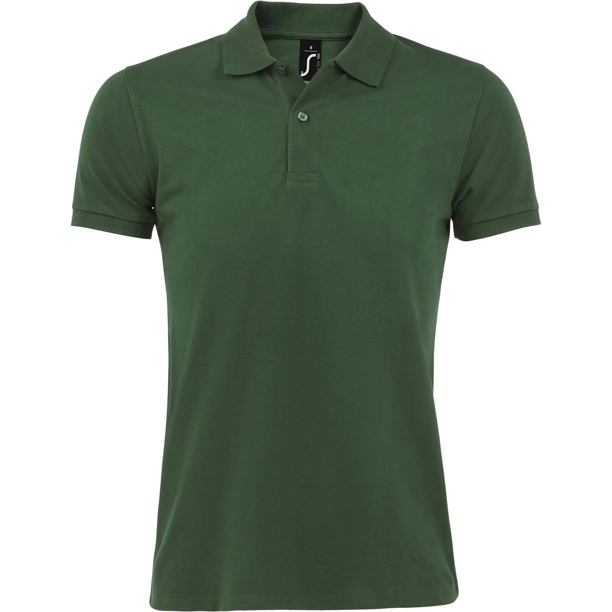 Bottle Green - Front - SOLS Mens Perfect Polo Shirt