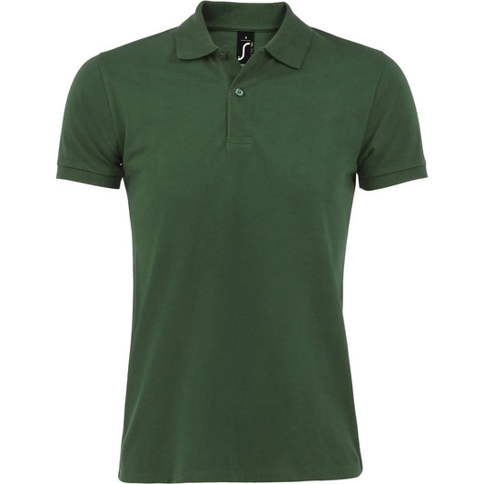 Bottle Green - Front - SOLS Mens Perfect Polo Shirt