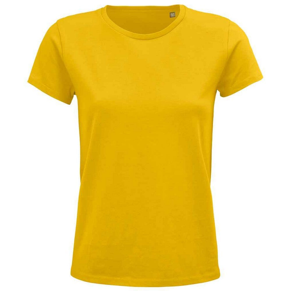 Gold - Front - SOLS Womens-Ladies Crusader T-Shirt