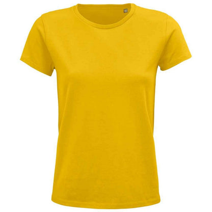 Gold - Front - SOLS Womens-Ladies Crusader T-Shirt