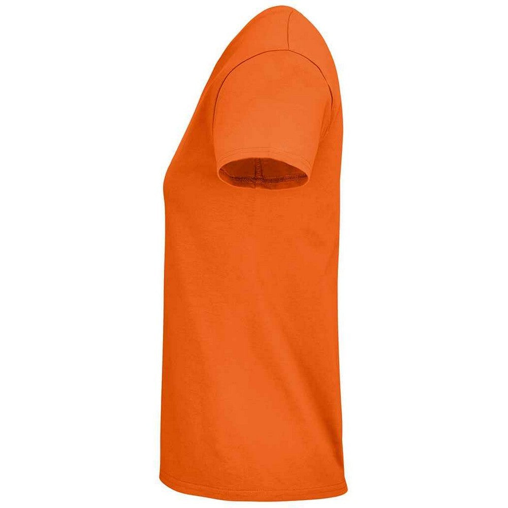 Orange - Side - SOLS Womens-Ladies Crusader T-Shirt