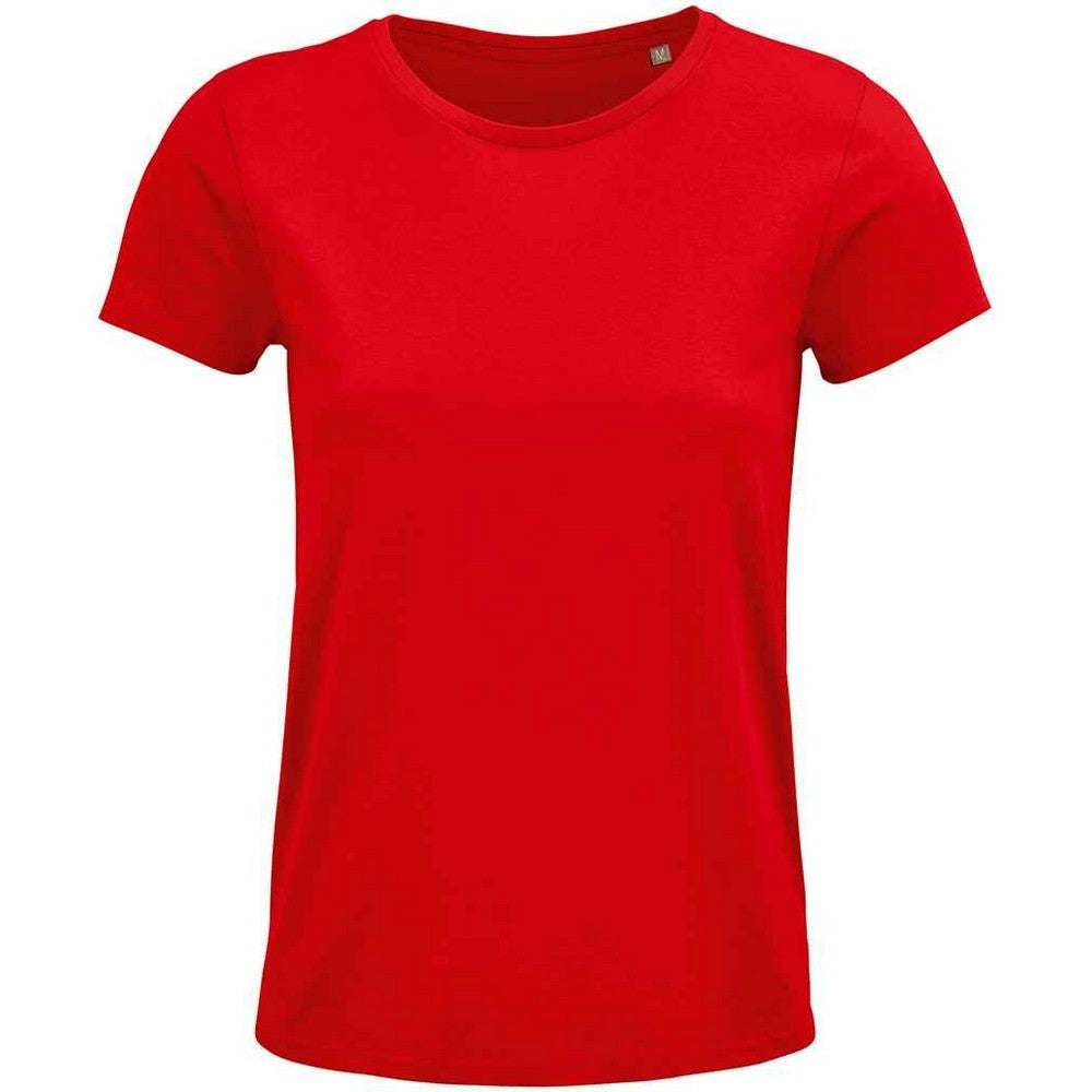 Red - Front - SOLS Womens-Ladies Crusader T-Shirt