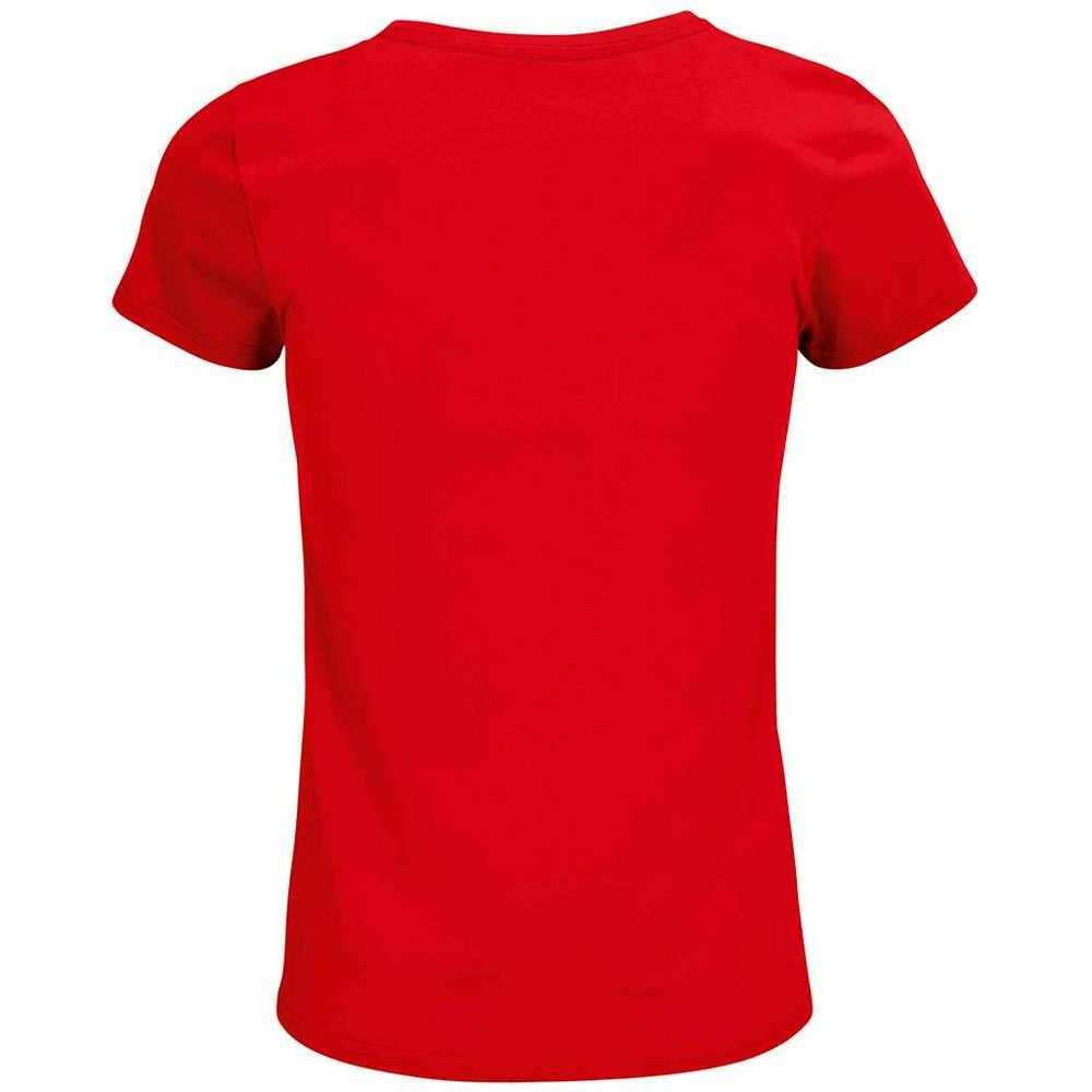 Red - Back - SOLS Womens-Ladies Crusader T-Shirt