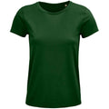 Bottle Green - Front - SOLS Womens-Ladies Crusader T-Shirt