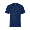 Navy - Front - Fruit of the Loom Unisex Adult Valueweight T-Shirt