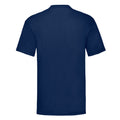 Navy - Back - Fruit of the Loom Unisex Adult Valueweight T-Shirt