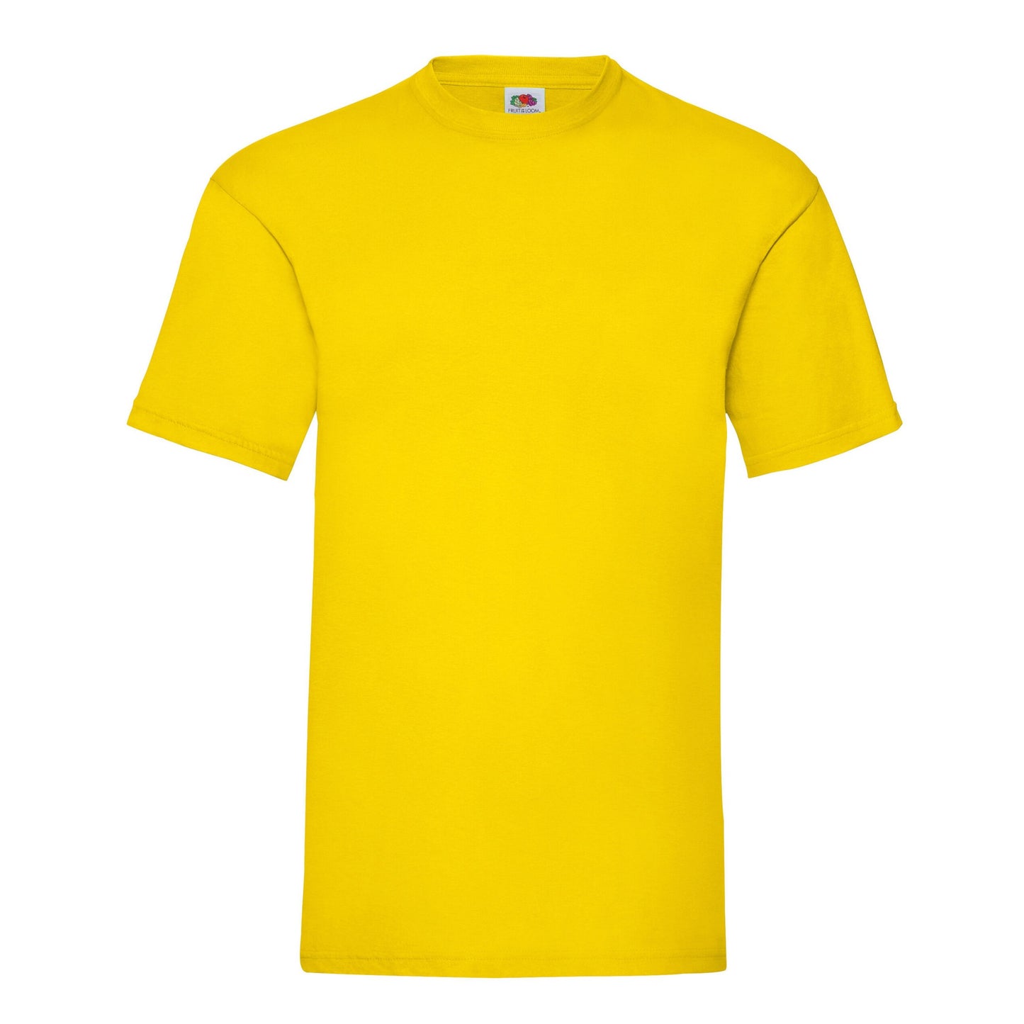 Yellow - Front - Fruit of the Loom Unisex Adult Valueweight T-Shirt