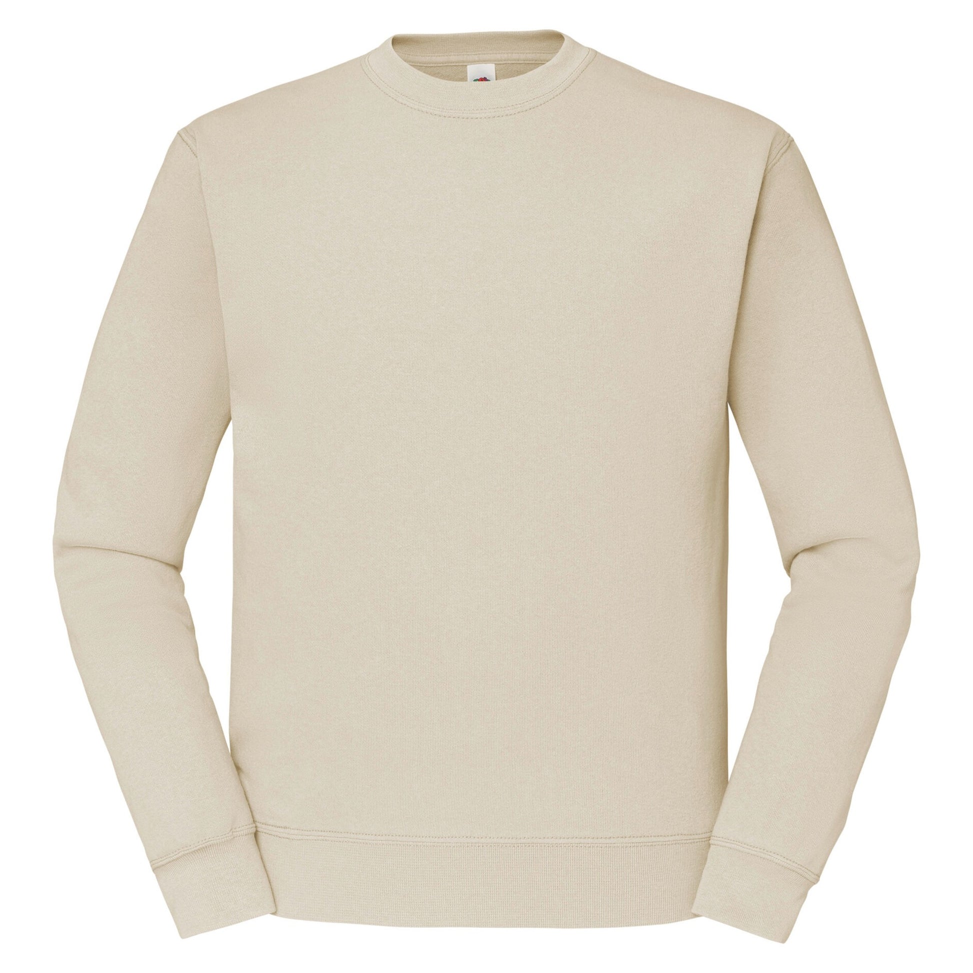 Natural - Front - Fruit of the Loom Unisex Adult Classic Set-in Sweatshirt