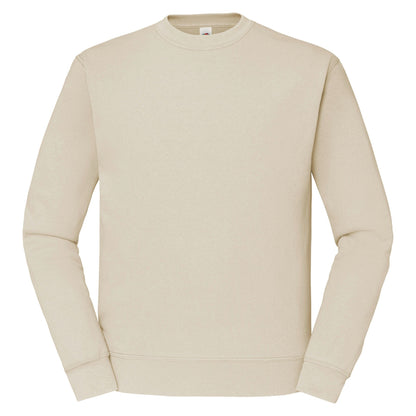 Natural - Front - Fruit of the Loom Unisex Adult Classic Set-in Sweatshirt