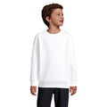 White - Front - SOLS Childrens-Kids Columbia Sweatshirt