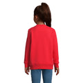 Bright Red - Back - SOLS Childrens-Kids Columbia Sweatshirt