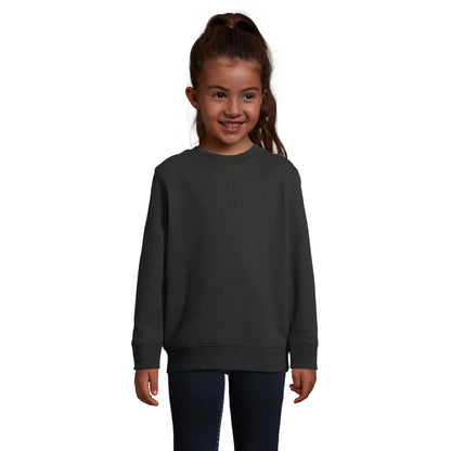 Black - Front - SOLS Childrens-Kids Columbia Sweatshirt