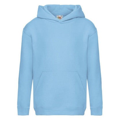 Sky Blue - Front - Fruit of the Loom Childrens-Kids Premium Hoodie