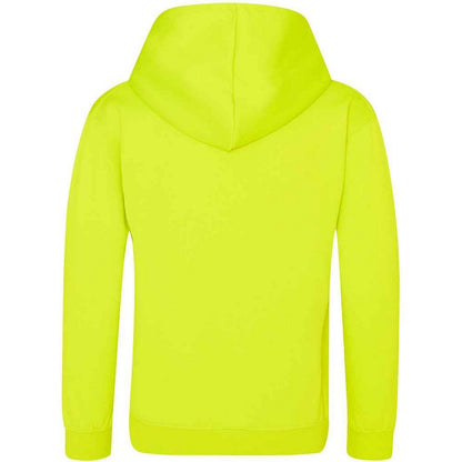 Yellow - Back - Awdis Childrens-Kids Electric Hoodie