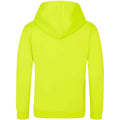 Yellow - Back - Awdis Childrens-Kids Electric Hoodie